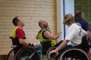 Training Rollstuhlbasketball des RSV Murnau