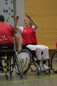 Training Rollstuhlbasketball des RSV Murnau