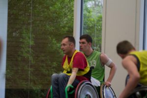 Training Rollstuhlbasketball des RSV Murnau