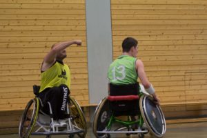 Training Rollstuhlbasketball des RSV Murnau