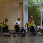 Training Rollstuhlbasketball des RSV Murnau