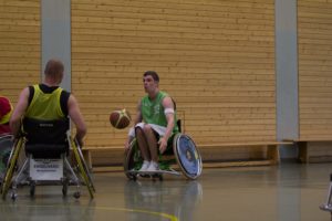 Training Rollstuhlbasketball des RSV Murnau