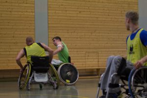 Training Rollstuhlbasketball des RSV Murnau