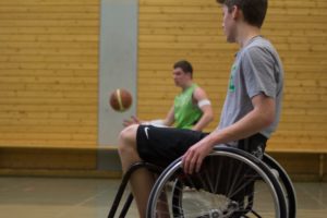 Training Rollstuhlbasketball des RSV Murnau