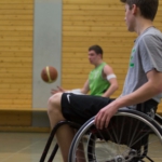 Training Rollstuhlbasketball des RSV Murnau