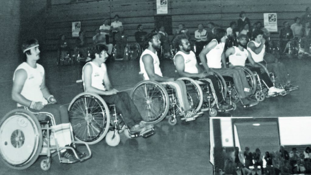 von li. nach re. Klaus Edenhofer, Manfred Dürr, Heinz Nolting, Luggi Bornschlegl, Aschbauer, Achmed