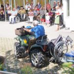 Quad mit Anhänger