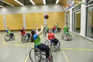 Jugendfördertraining 2018 des RSV Murnau in der Sporthalle des UKM