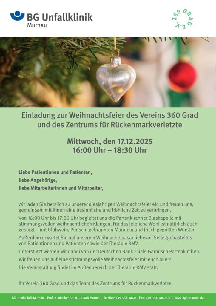 Weihnachtsfeier des Vereins 360 Grad